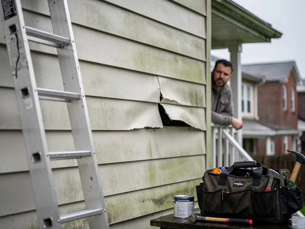 DIY vs calling a pro for a typical siding issue